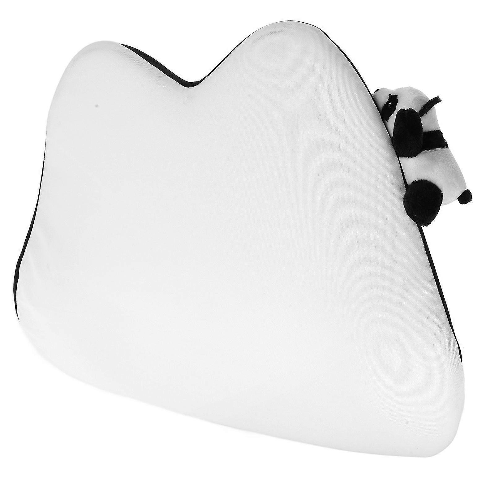 Automotive Lumbar Support Pillow Breathable Seat Cushion Panda Pattern For Office And Car