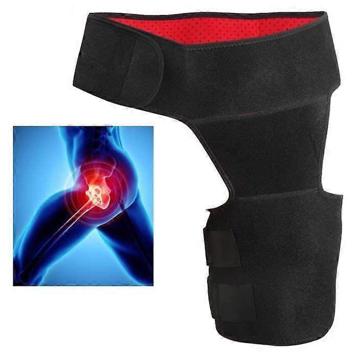 Atyhao Hip Joint Wrap Groin Support Adjustable Compression Brace Orthotics