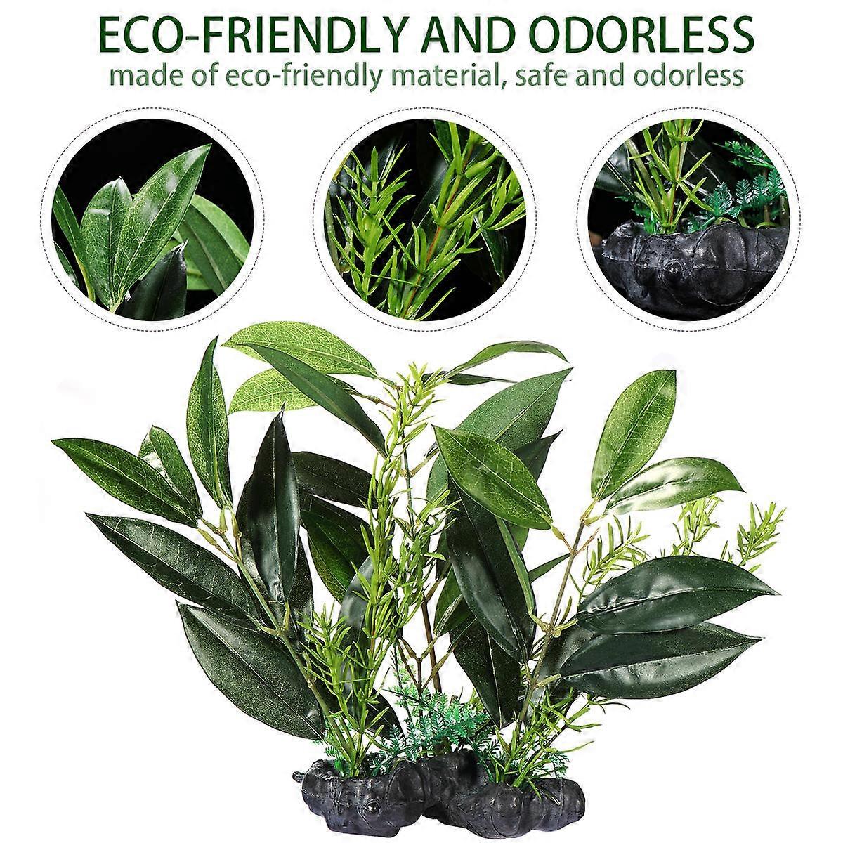 Aquarium Decor Grass Leaf Artificial for Decoration Fish Tank