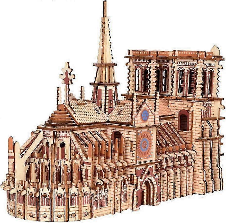 Illuminate Your Architecture Notre Dame Cathedral 2025 - Upgraded LED Light Kit, High-Quality Materials, Easy Installation, Perfect Gift for Fans