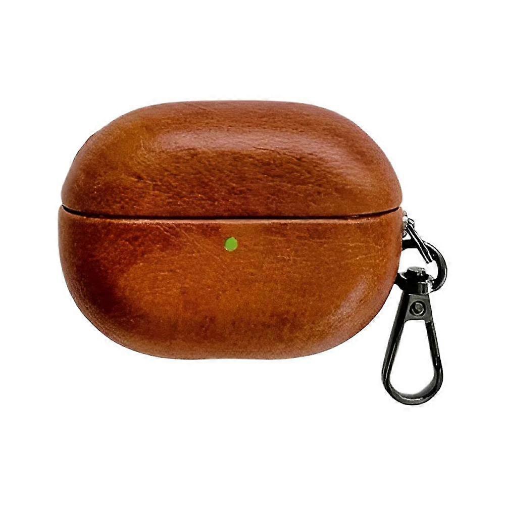 Oily Leather Bluetooth Earphone Protective Case For Huawei FreeBuds Pro 4