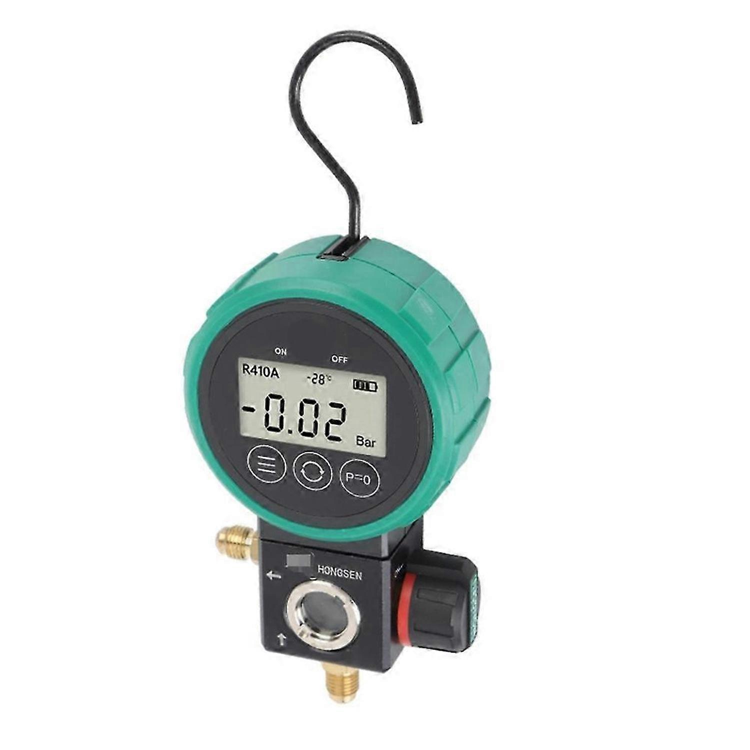 Digital HVAC Gauge Timed Shutdown Ergonomic Hand Wheel Multifunctional Stable HVAC Vacuum Gauge Test
