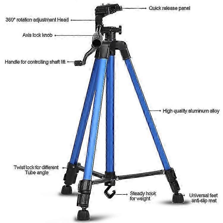 Portable Phone Live Selfie 3366 Tripod Stand DV SLR Camera Self-timer Full Light Bracket 3366 1.4m 2025