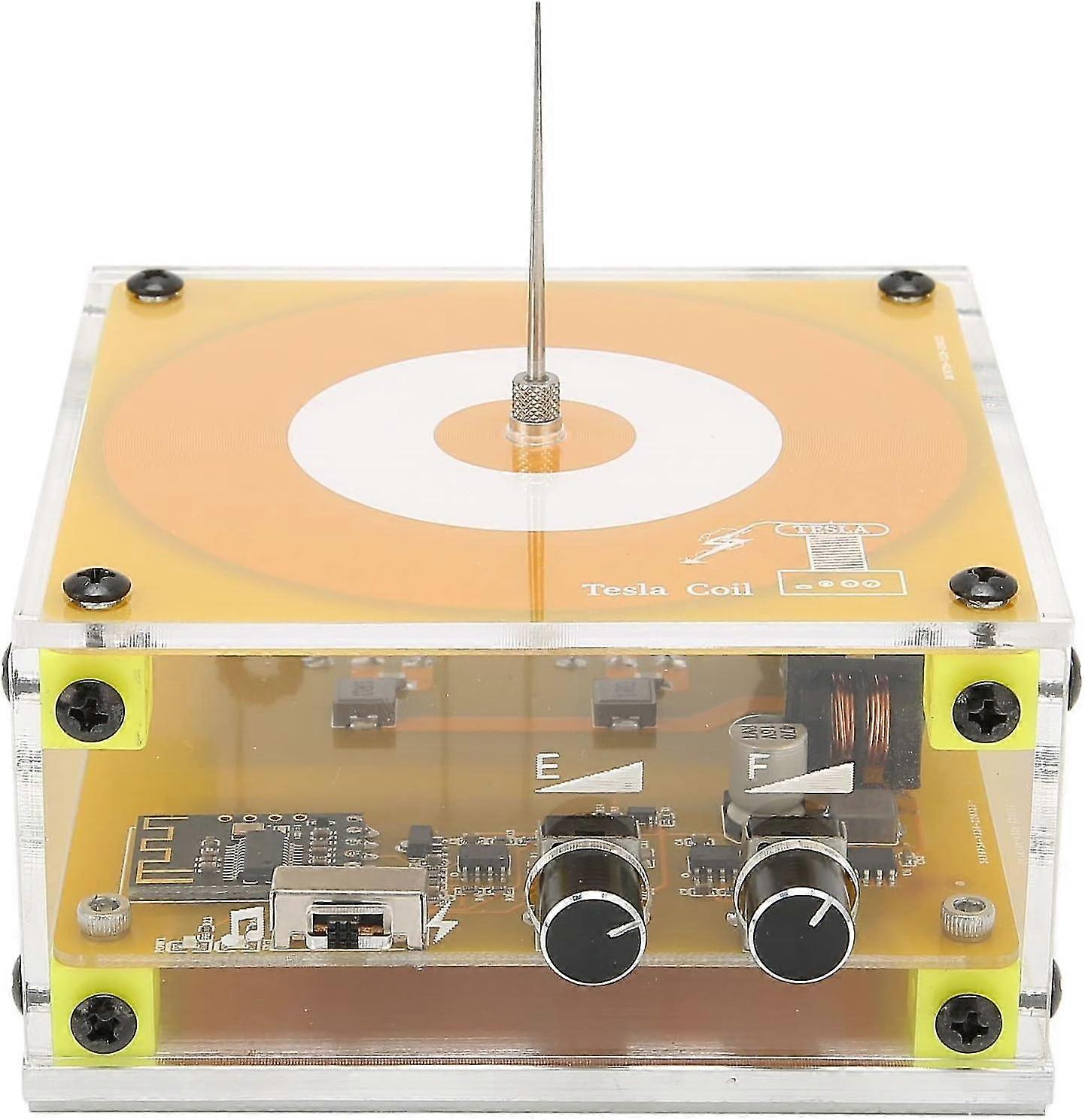 Music Coil Arc, Touchable Wireless Transmission Good Safety Arc Generator for Experiments (US Plug) 2025