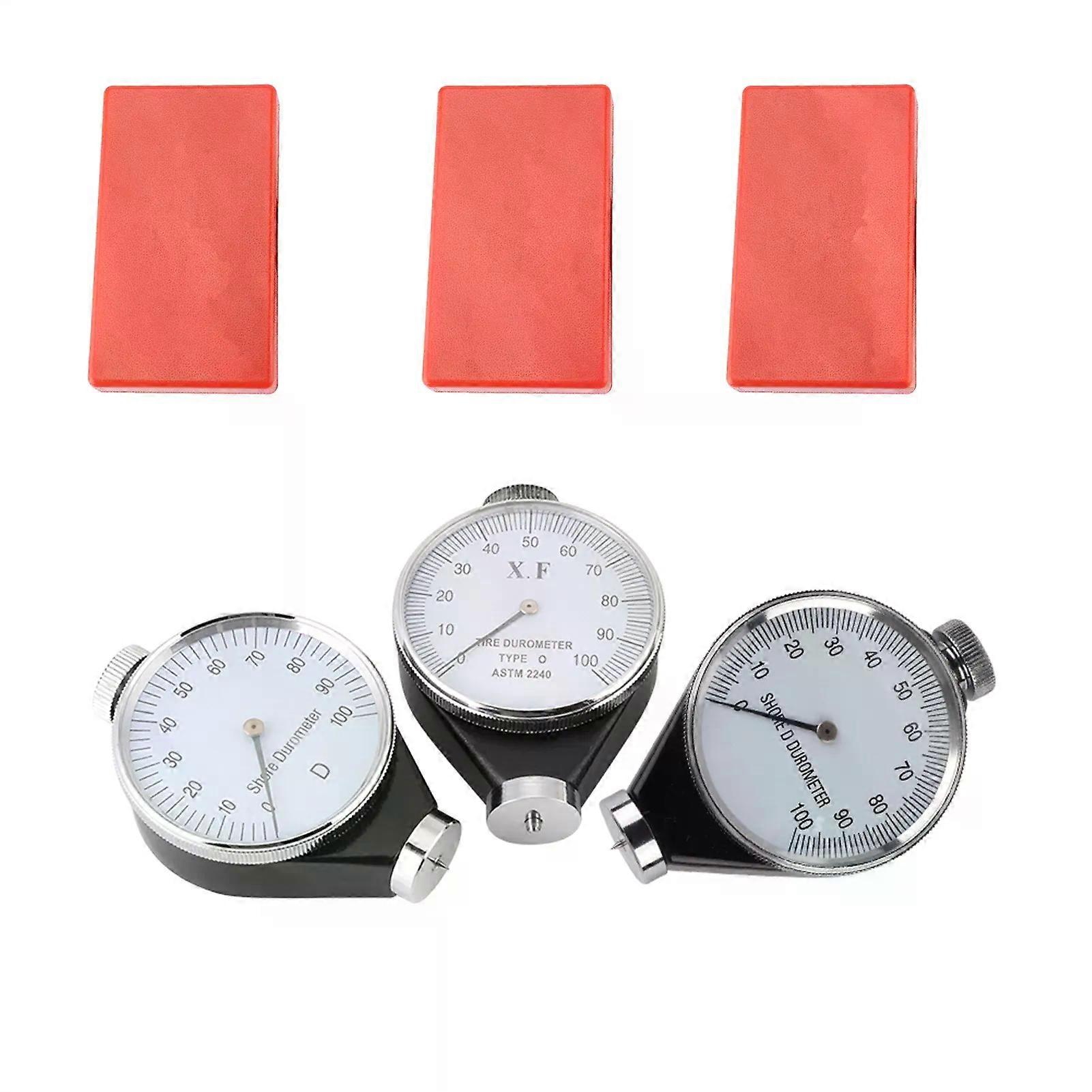 Durometer Meter rubber hardness tester Shore Type A/O/D Rubber Tire Durometer Hardness Tester Meter 0100 HA Hardness tester
