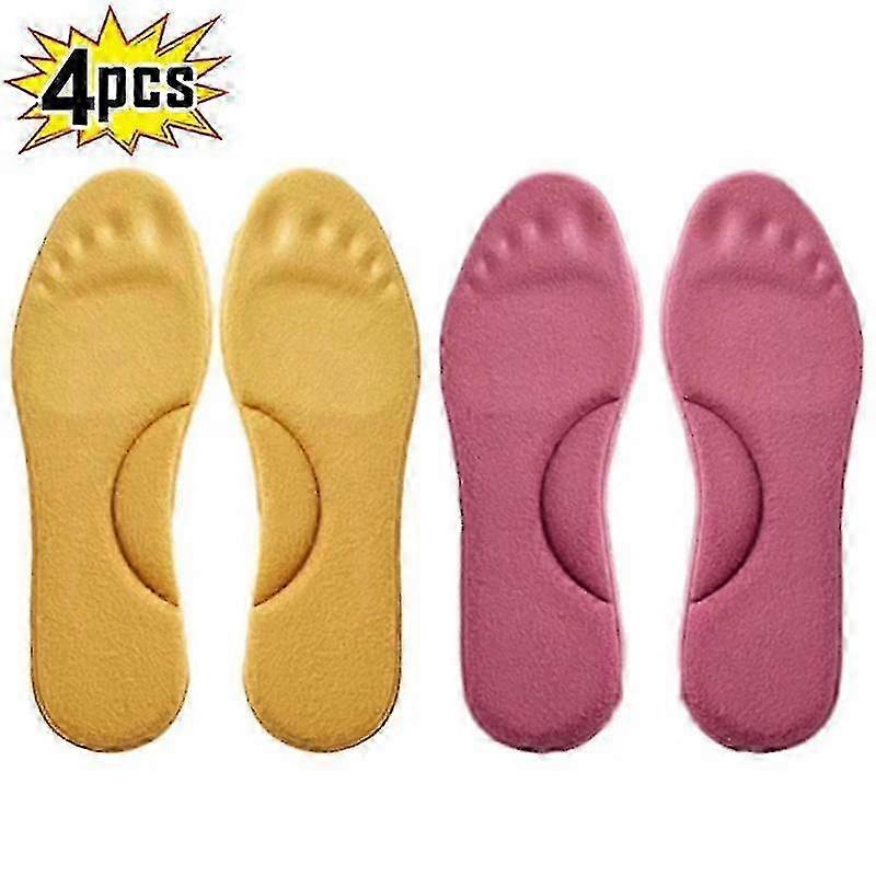 Winter Fur Self-Heating Insoles with Memory Foam