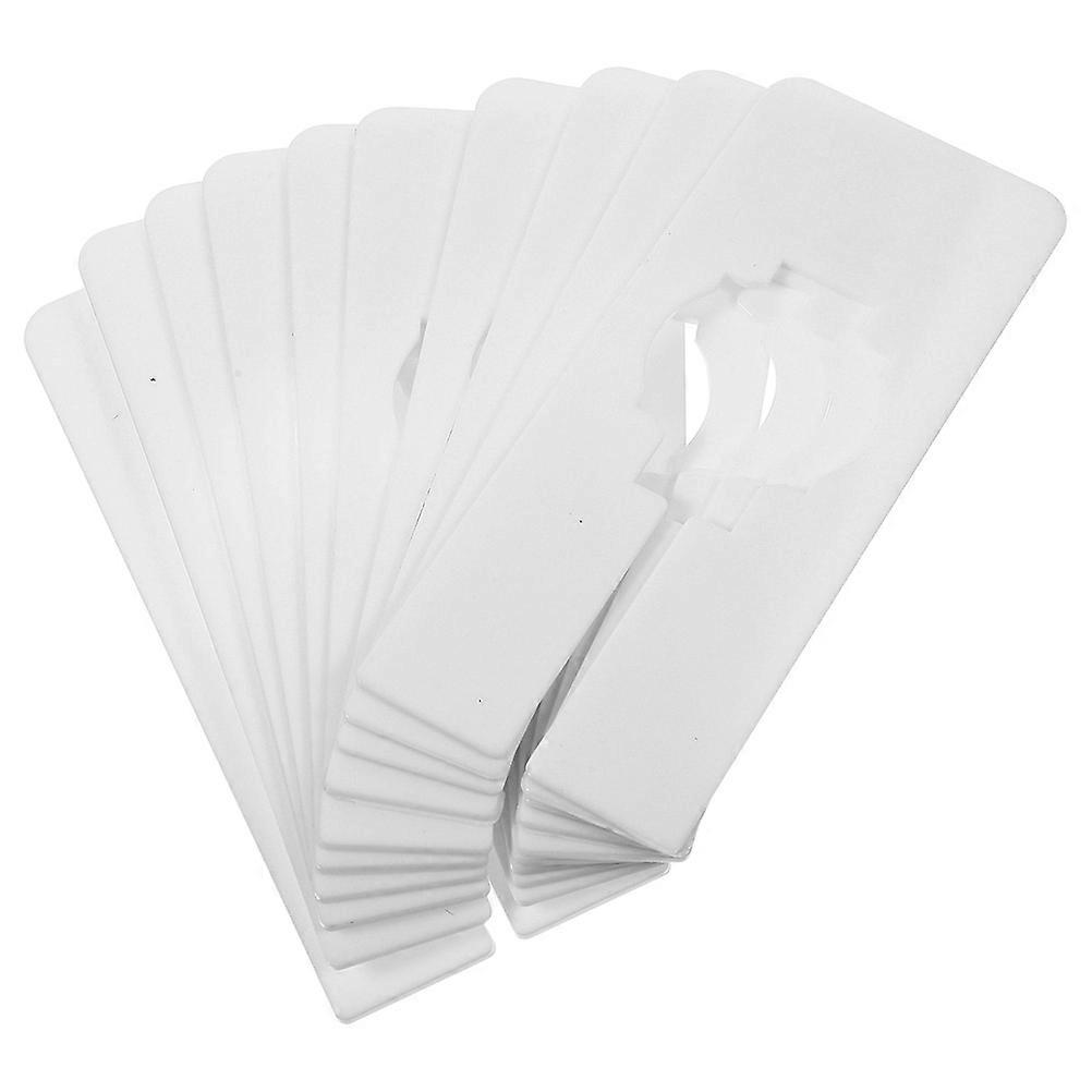 Clothes Size Dividers Plastic Separator for Clothes Use 30Pcs White