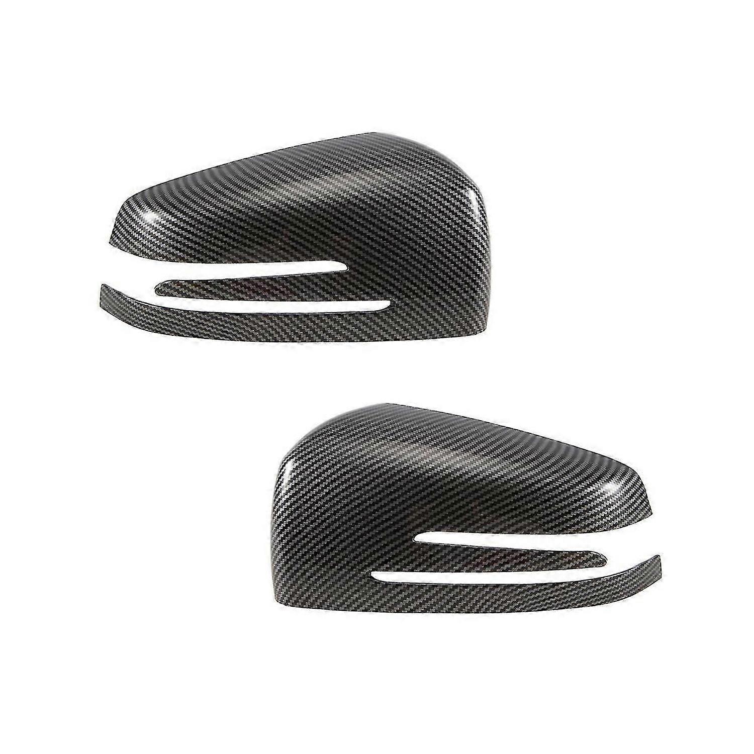 for CLA GLA C E Class W176 C117 X156 W204 W212 Carbon Fiber ABS Side Rear View Mirror Cover Trim