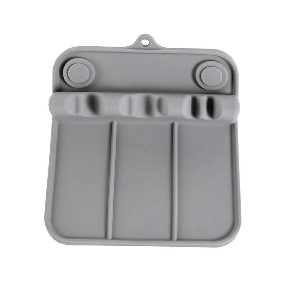 Silicone Tableware Rack, Silicone Utensil Rest with Drip Pad, 1Pcs