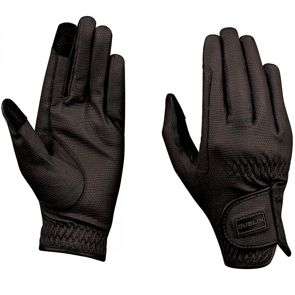Women's Dublin Everyday Touch Screen Compatible Riding Gloves - Black