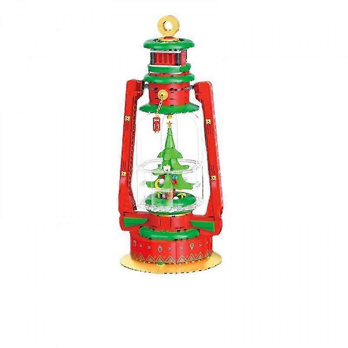 Micro Camping Light Building Block Set, Camping Light Model DIY Creative Assembly Architecture Toy Christmas Advent Calendar Gift for Kids and Adult
