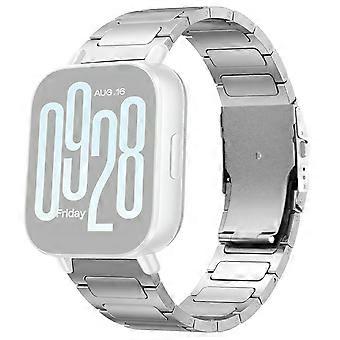 Titanium Alloy Watchband Compatible For Xiaomi Redmi Watch 5 / 4 / Smart Band 9 Pro / Smart Band 8 Pro H-Shaped Buckle Wrist Strap