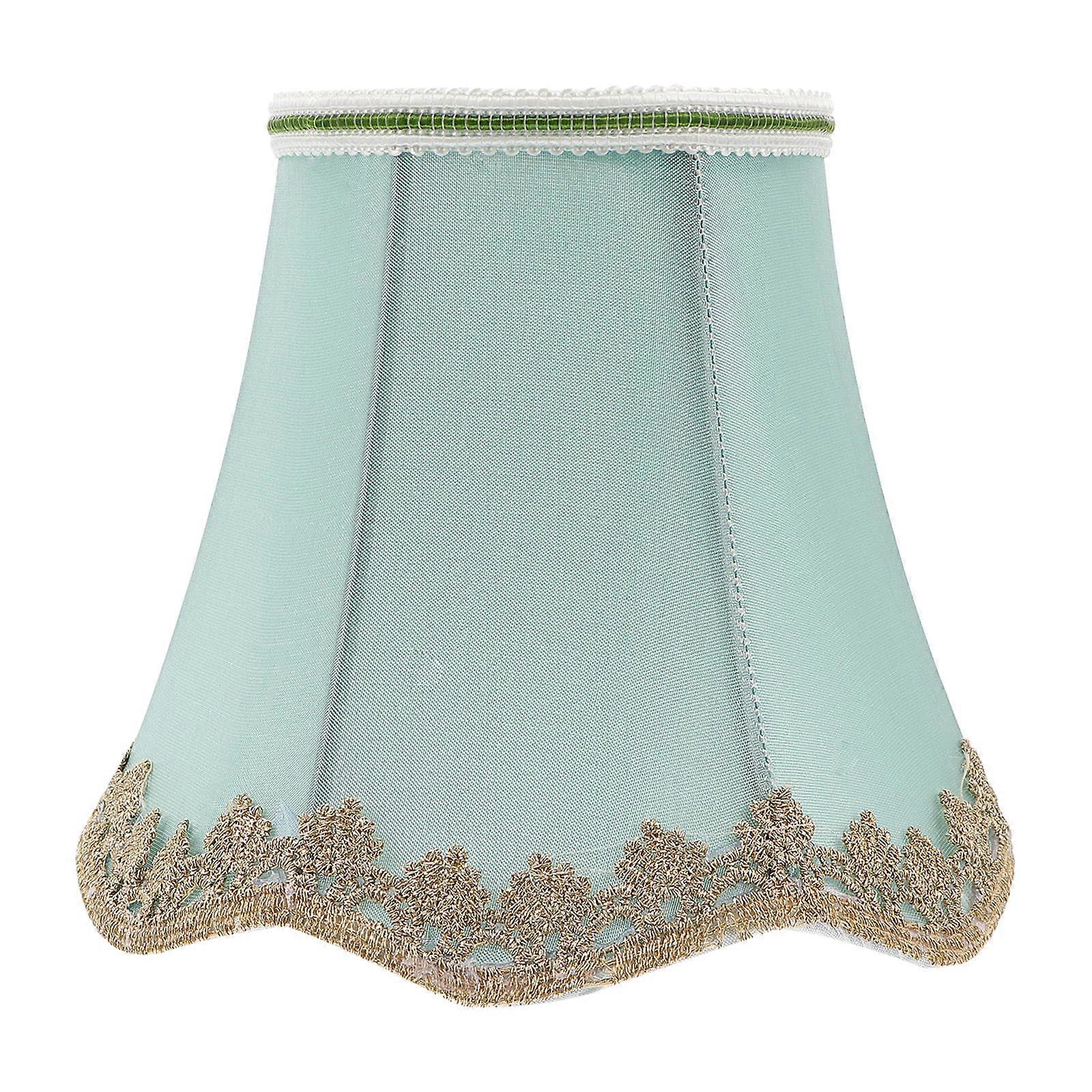 Cloth Lamp Shade Replacement for Lamp Use 3Pcs Green Cover Set