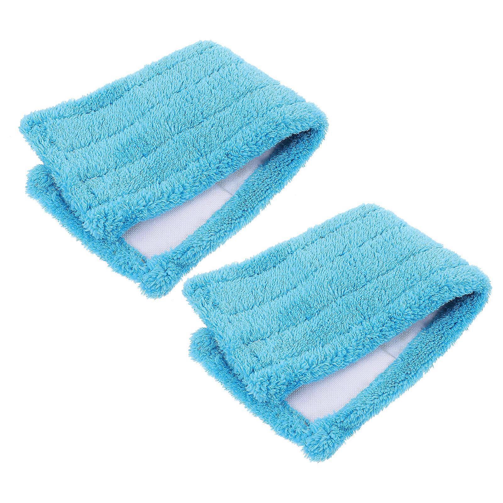 Blue Mop Head Refill for Cleaning 2Pcs Microfiber Dust Mop Replacement
