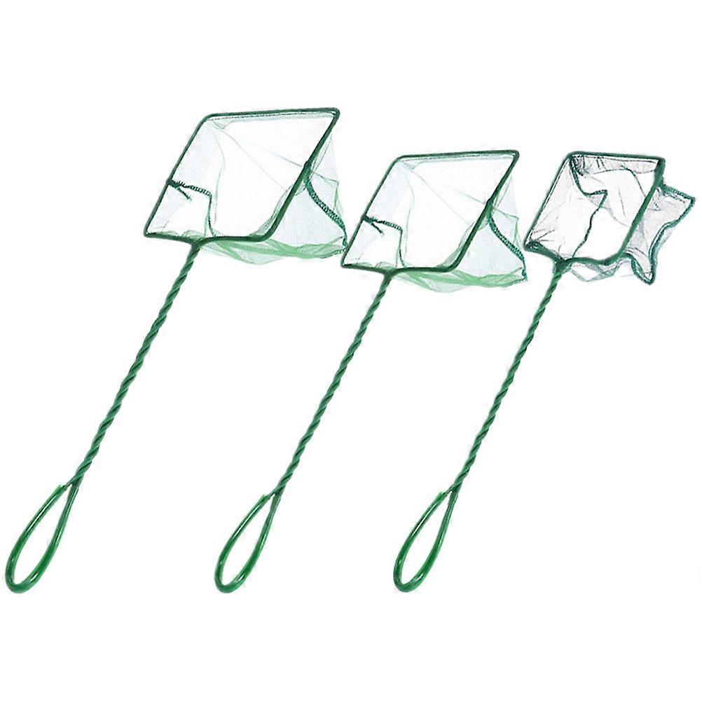 Fish Tank Aquarium Cleaning Tool Fishing Net for 12Pcs Handheld Basket