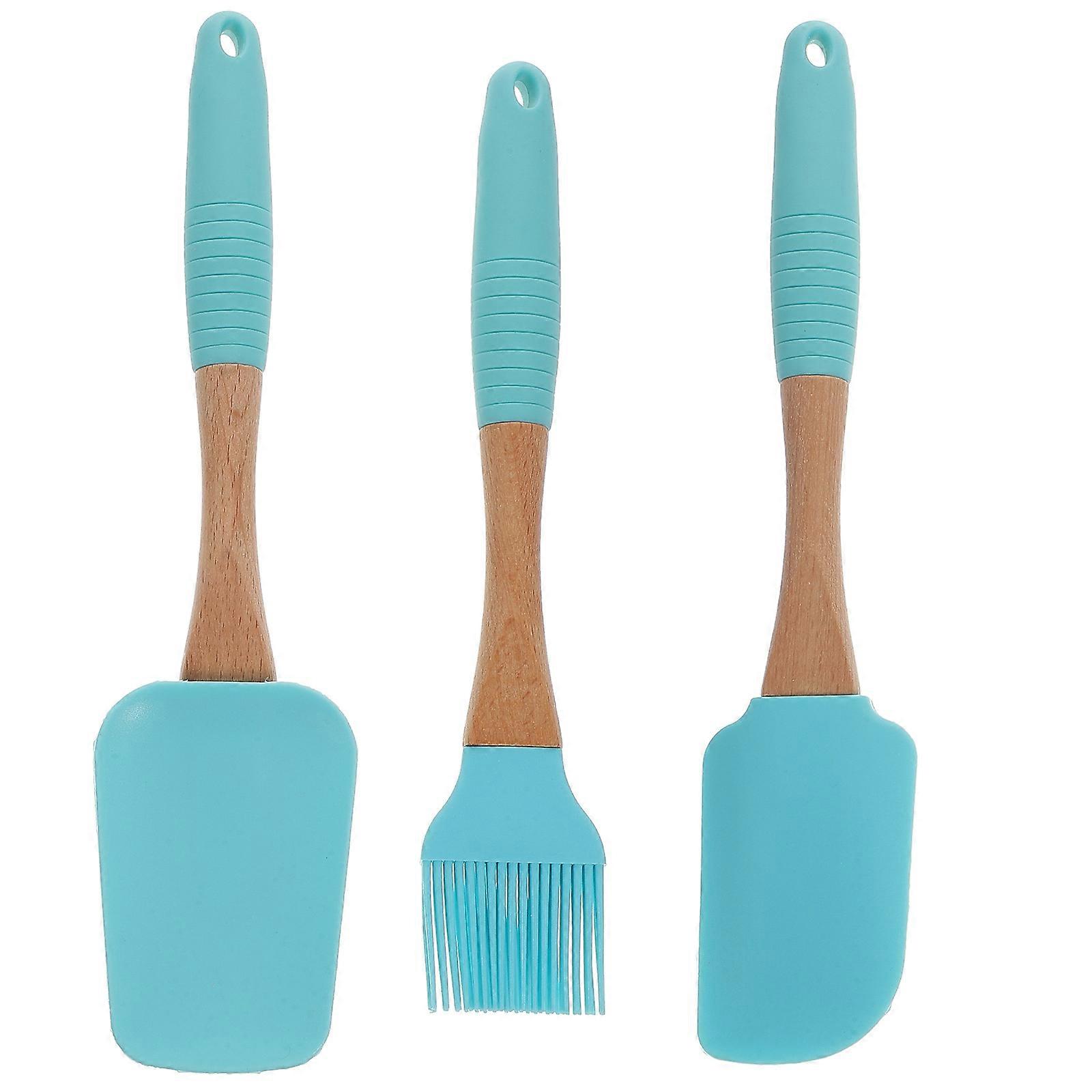 Basting Brush Silicone Spatula for Cake Baking 4Sets Kitchen Tools
