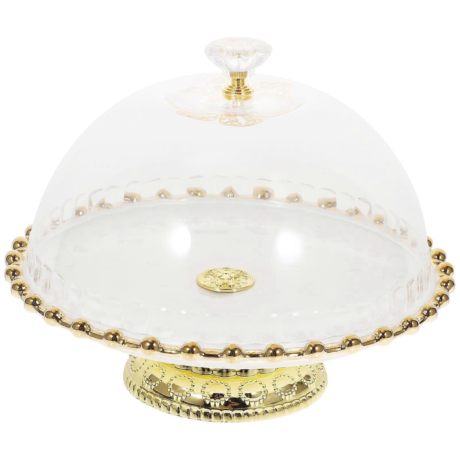 Dessert Storage Tray for Cake Serving 7Sets Ceramic Tall Wedding Plates