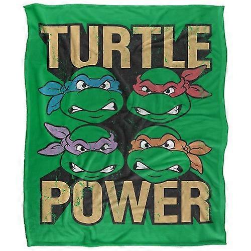 TMNT Turtle Power Silky Supersoft Blanket