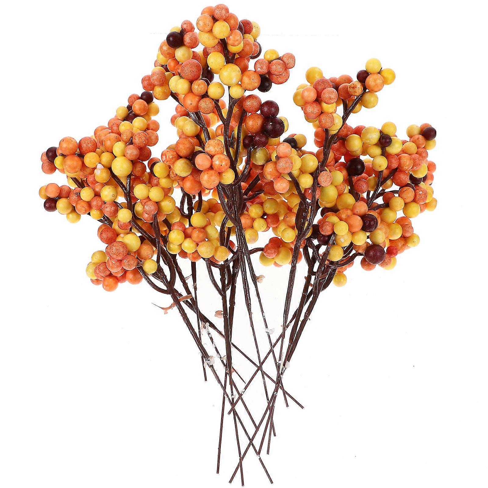 Artificial Berry Branches 48Pcs DIY Decoration For Party 7.5X3.1X4.7in Branch-like Design