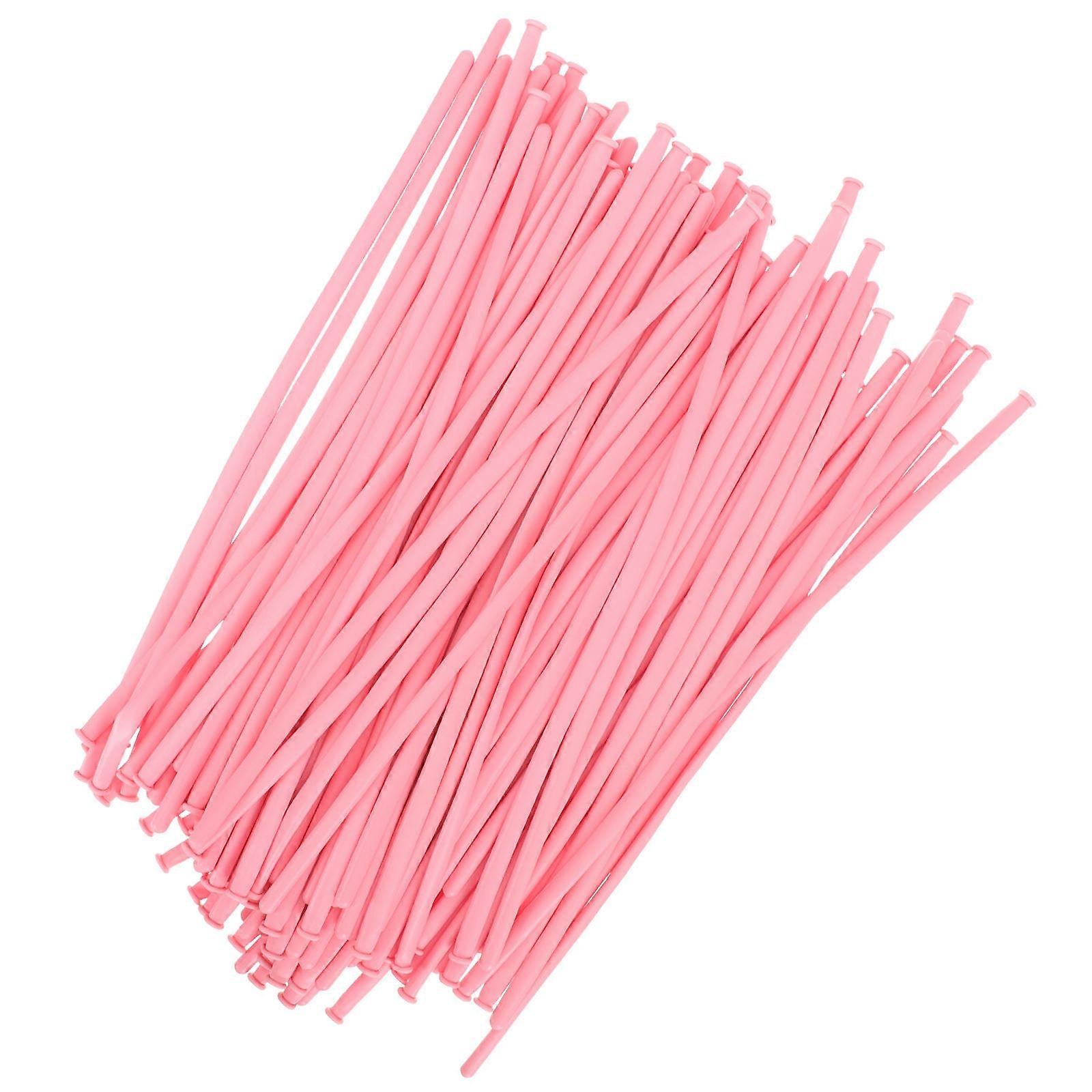 Long Balloons DIY Twisting for Party Latex Balloons 200Pcs Pink Color