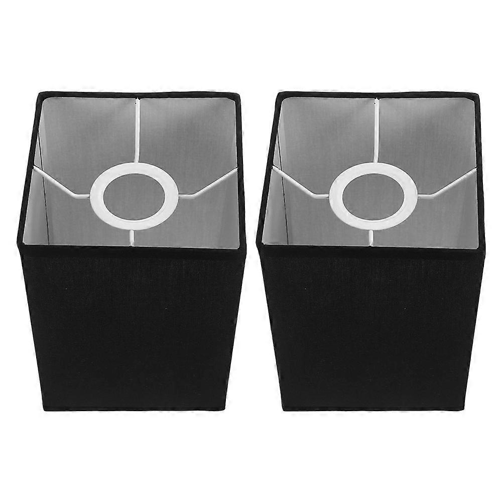 Elegant Square Lamp Shade For E27 Bulbs Designed For Easy Installation In Living Room Aesthetic 6 Pcs