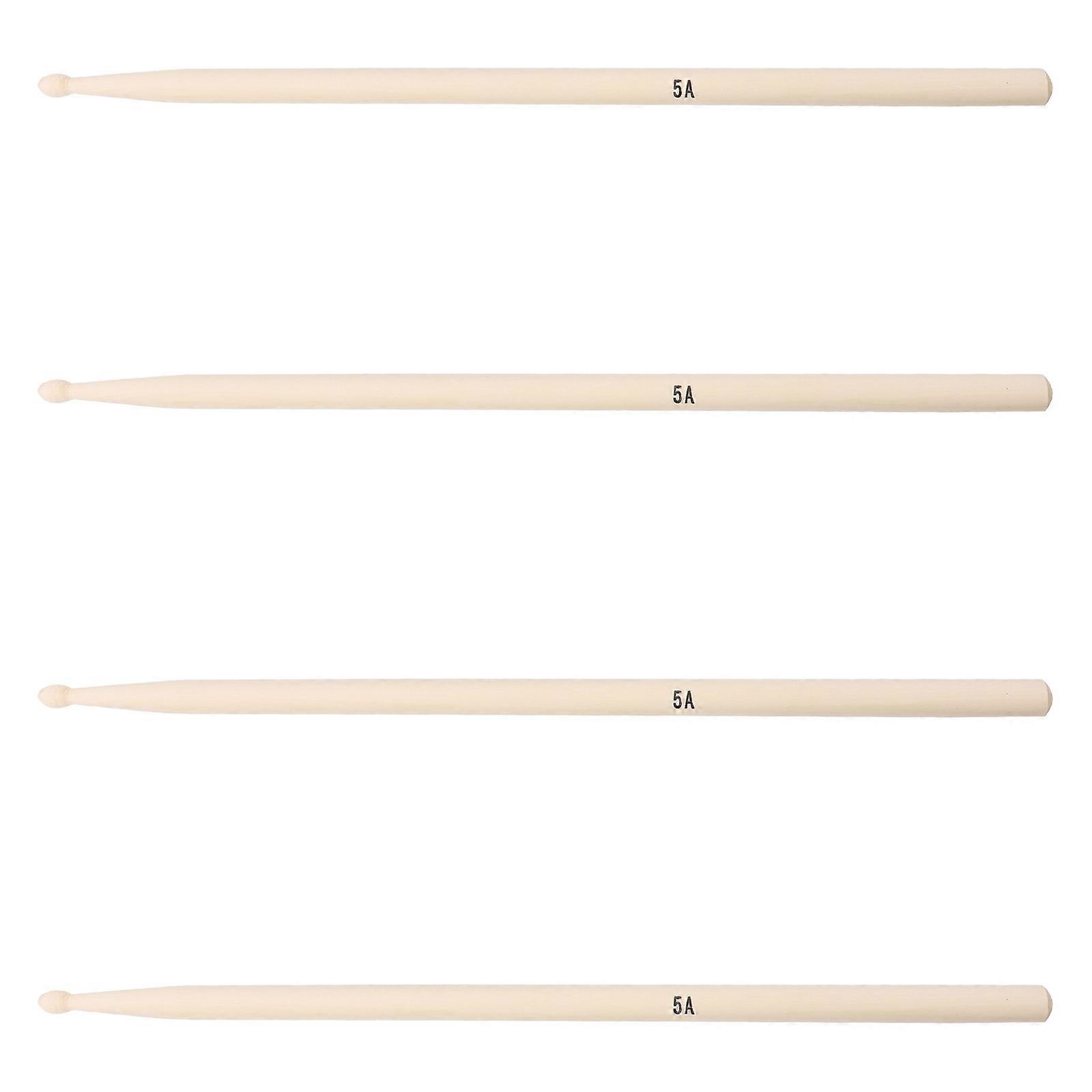 Round Wooden Maple Drumstick Mallet For Drum Enthusiasts In Gift Giving And Performance 4 Pairs