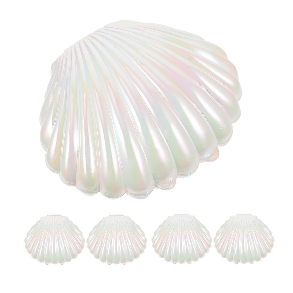 Seashell Shaped Candy Boxes 15 Pcs Great For DIY Crafts And Holiday Occasions Available In White Material