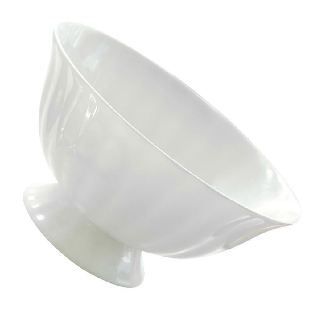 Soup Bowl Ceramic Tableware Serving 2Pcs for Kitchen White Bowls