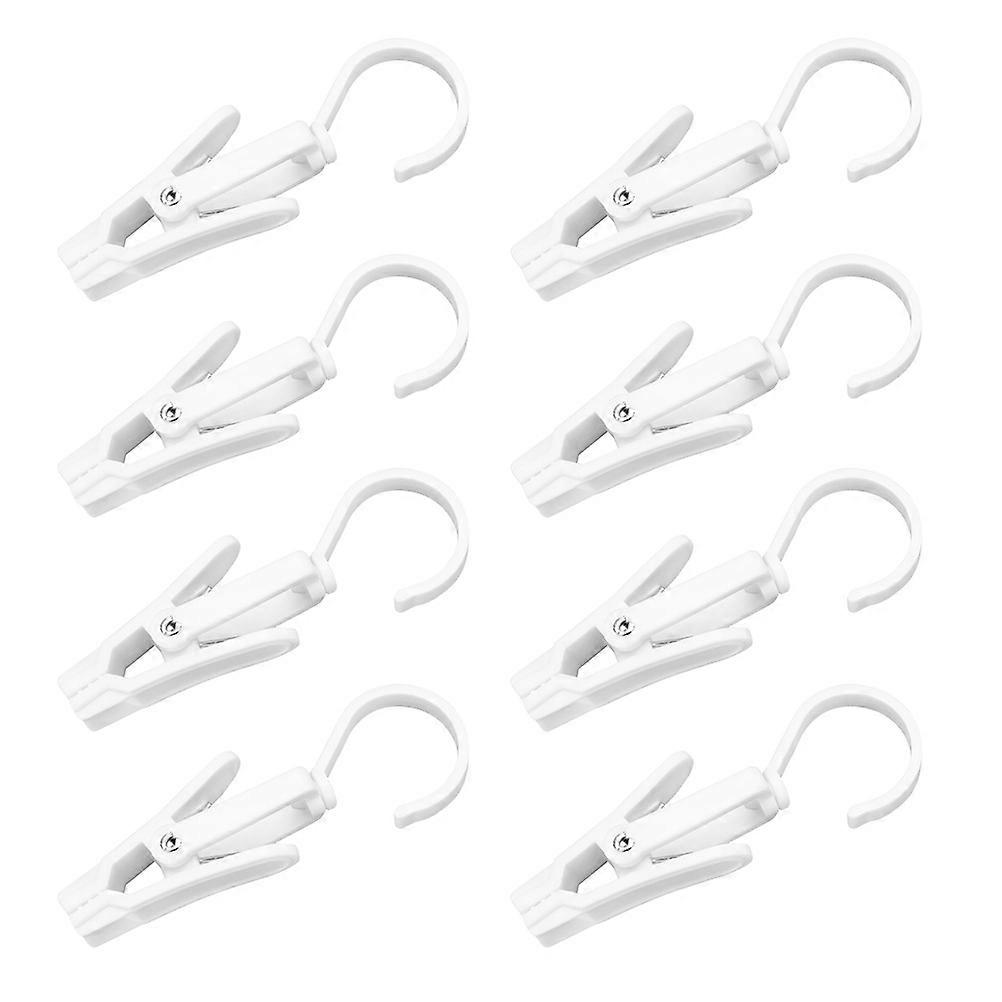 Coat Hooks 40Pcs Plastic for Storage with Swivel Clip Design