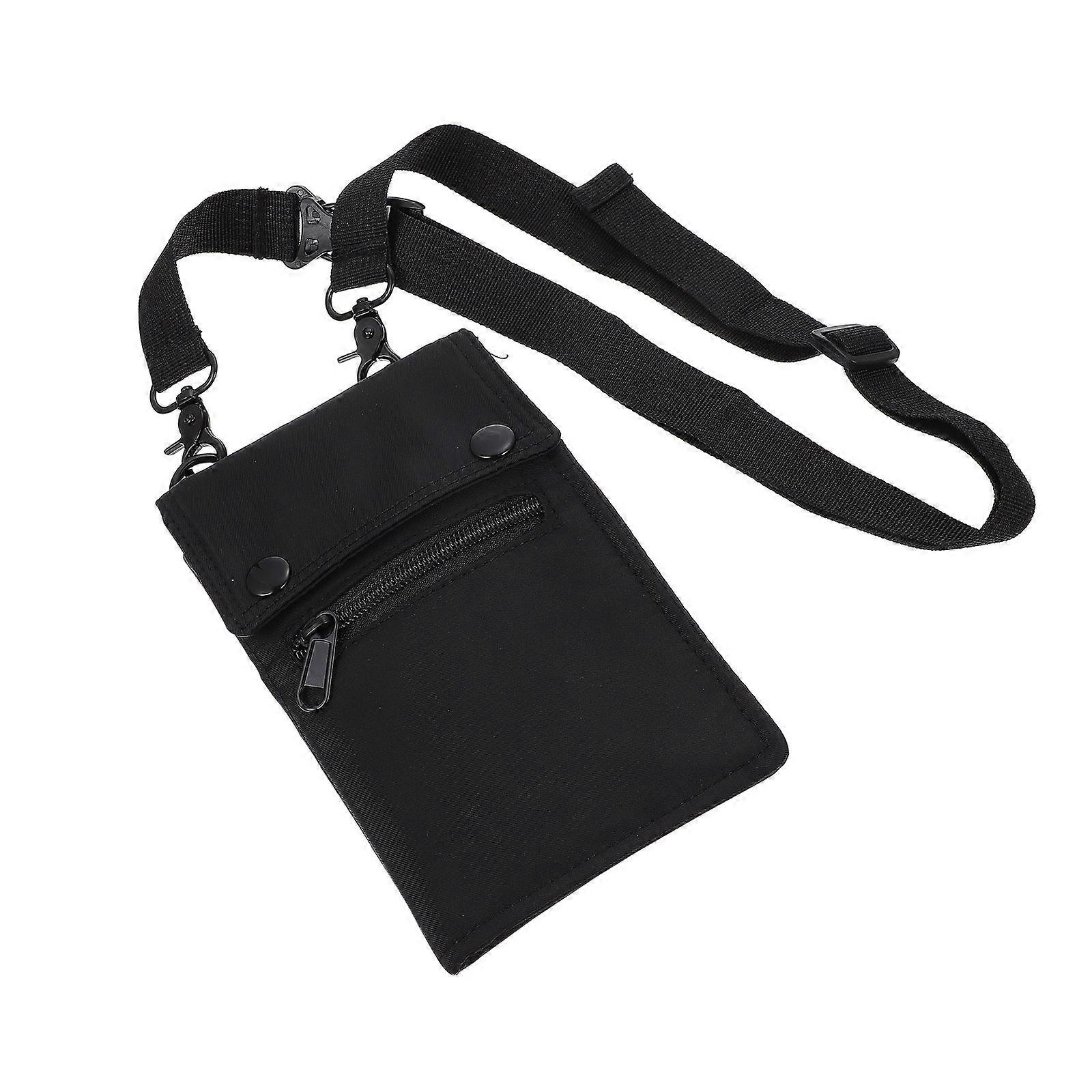 Phone Shoulder Bag Nylon Multifunctional Storage for Men 2Pcs Set