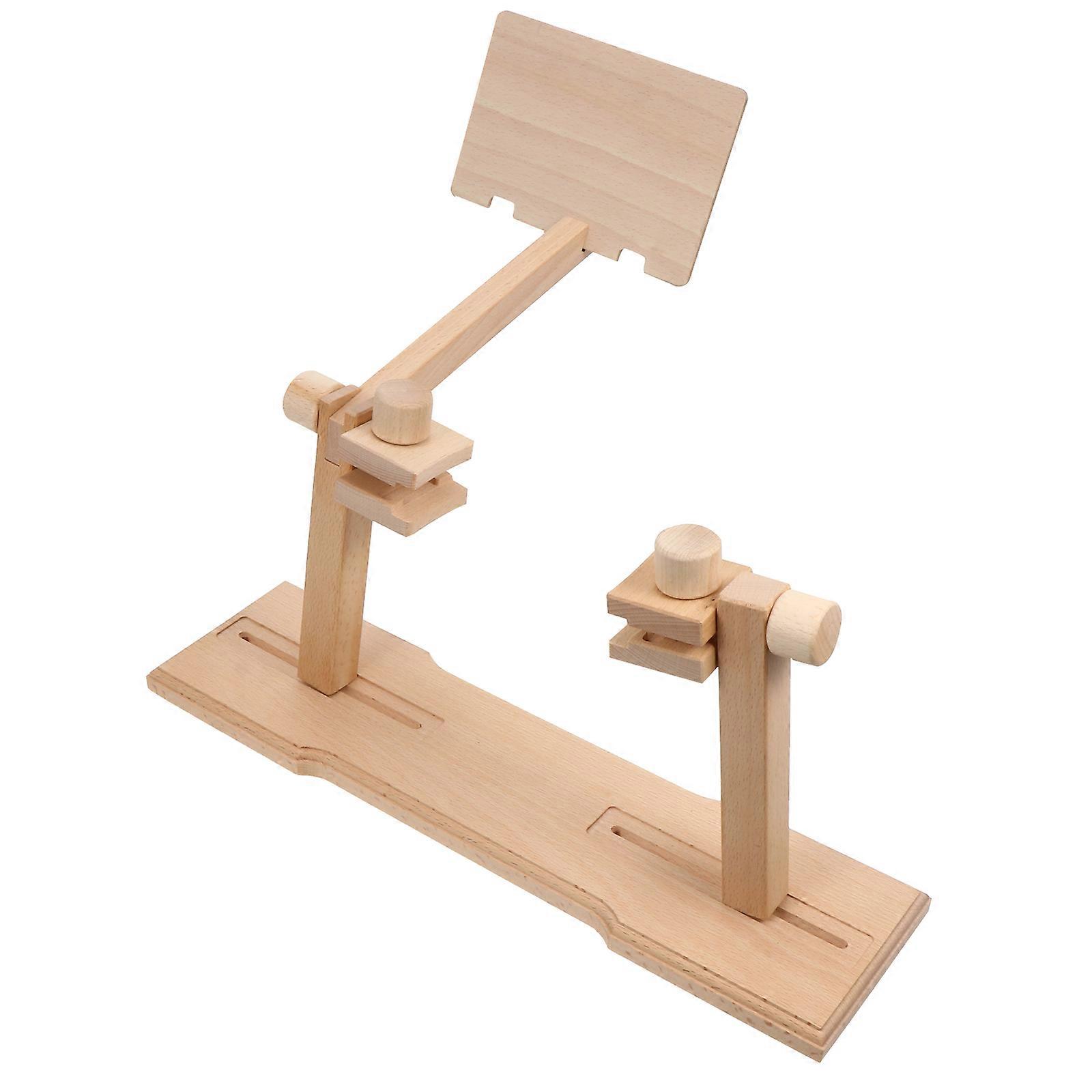 Embroidery Tool Wooden Embroidery Frame for Convenient Stitch Rack 2Sets