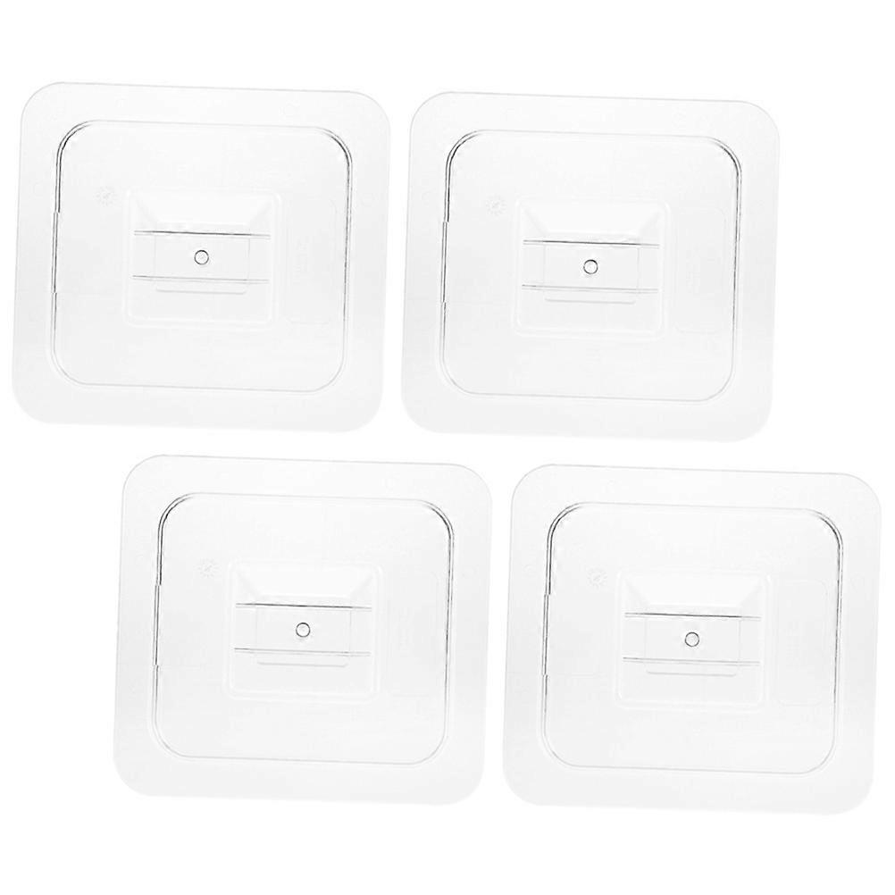 Transparent Food Covers 20Pcs Rectangular Snack Box Lids For Home Kitchen Use Made Of Acrylic Material