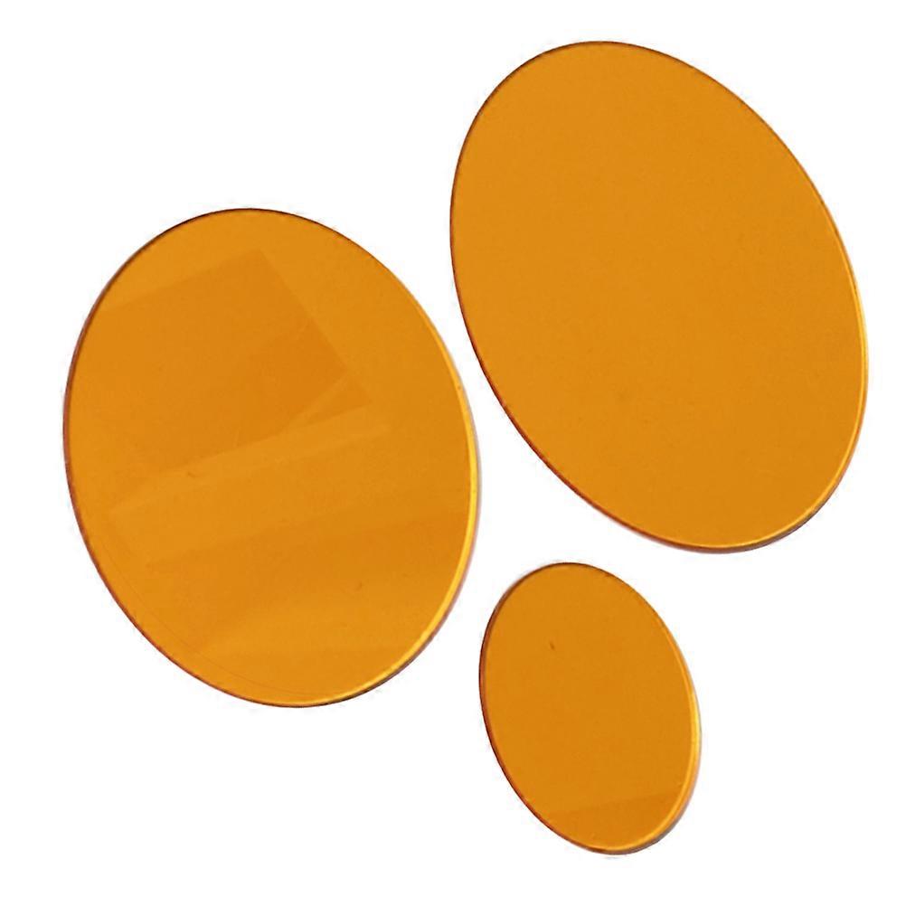 Orange Photo Prop Acrylic Boards for Decor 6Pcs Set