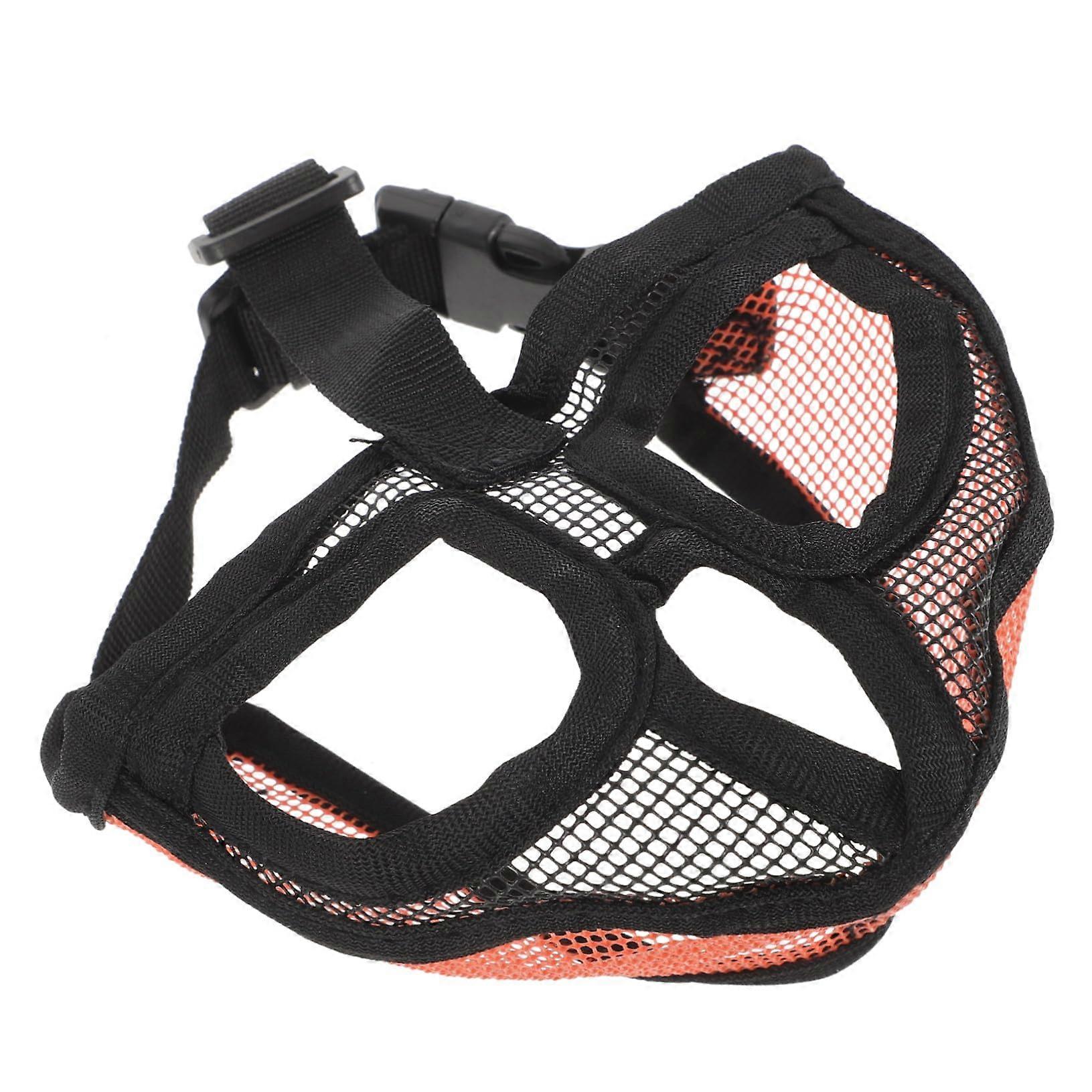 Adjustable Breathable Dog Muzzle Mesh Design For French Bulldog Compatible Easy Wear Lightweight Secure Fit