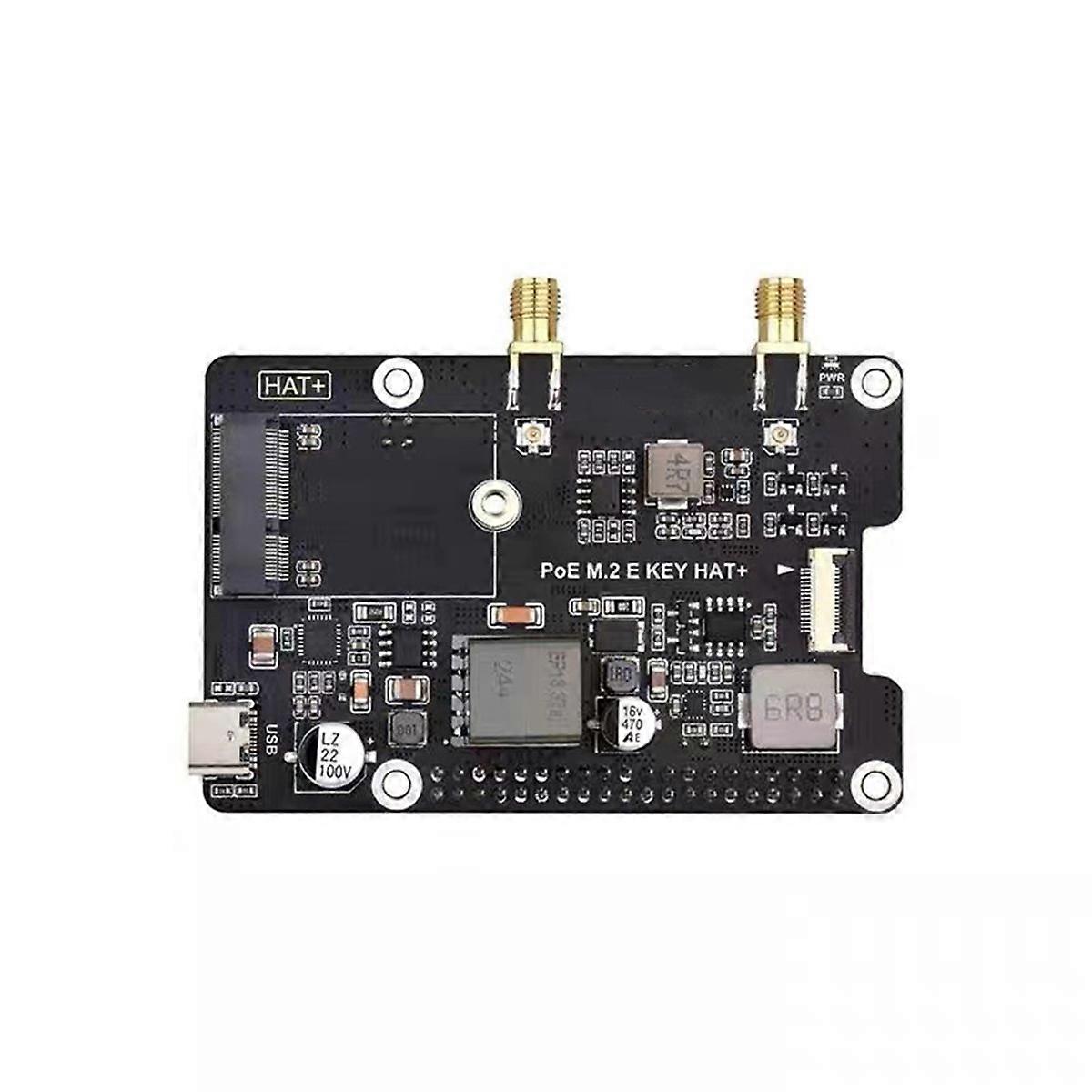 PCIe to M.2 E KEY Adapter with PoE Function for 5 Compatible with NGFF (M.2 E Key) Wireless NIC