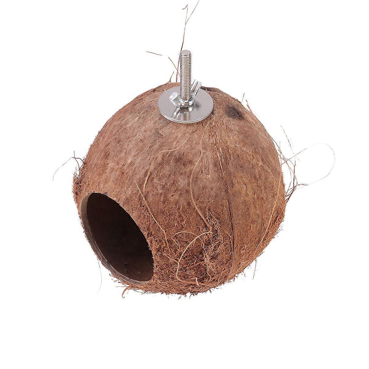 Coconut Shell Hanging Hamster Nest for Pets Use Creative Sleeping Cave