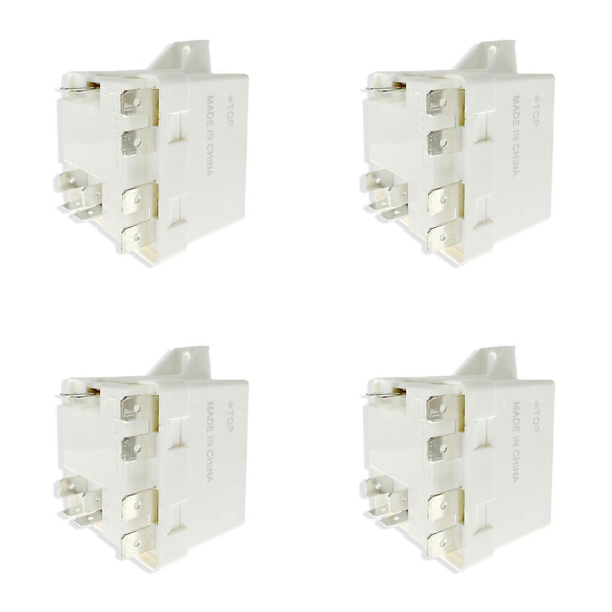 4X Relay Compatible with Leer 35A Potential Relay for Refrigeration, HVAC Systems - Compatible with