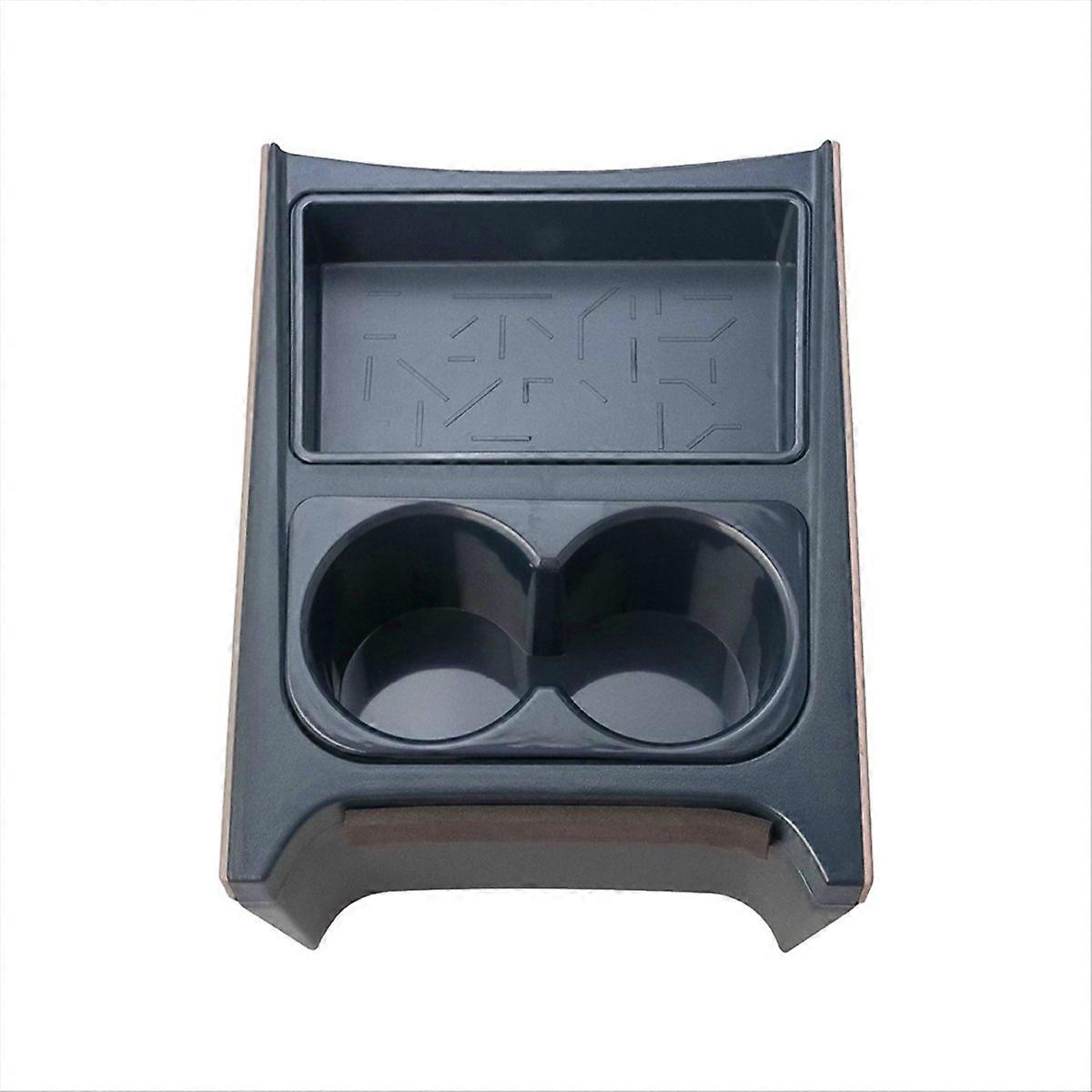 Car Seat Aisle Double-Layer Storage Box Bracket Tray Blue