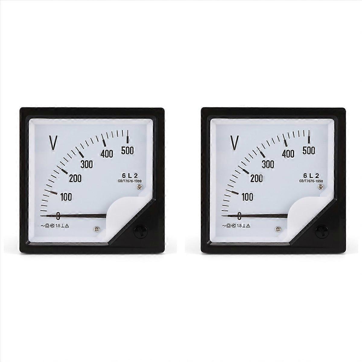 6L2 Voltmeter Pointer Type Voltage Meter Mechanical Header