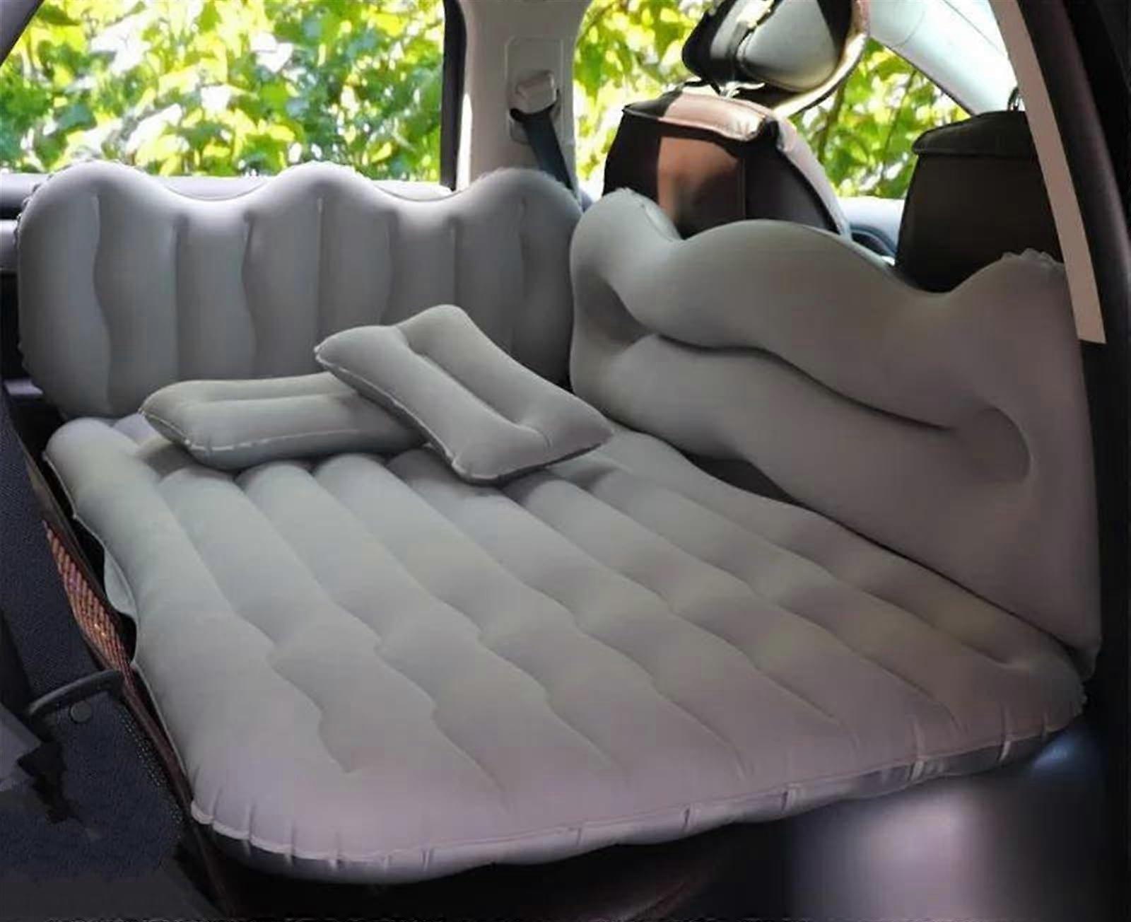 Car Air Mattress Universal Travel Pad Inflatable Bed For Auto SUV Trunk Vehicle Mounted Gray