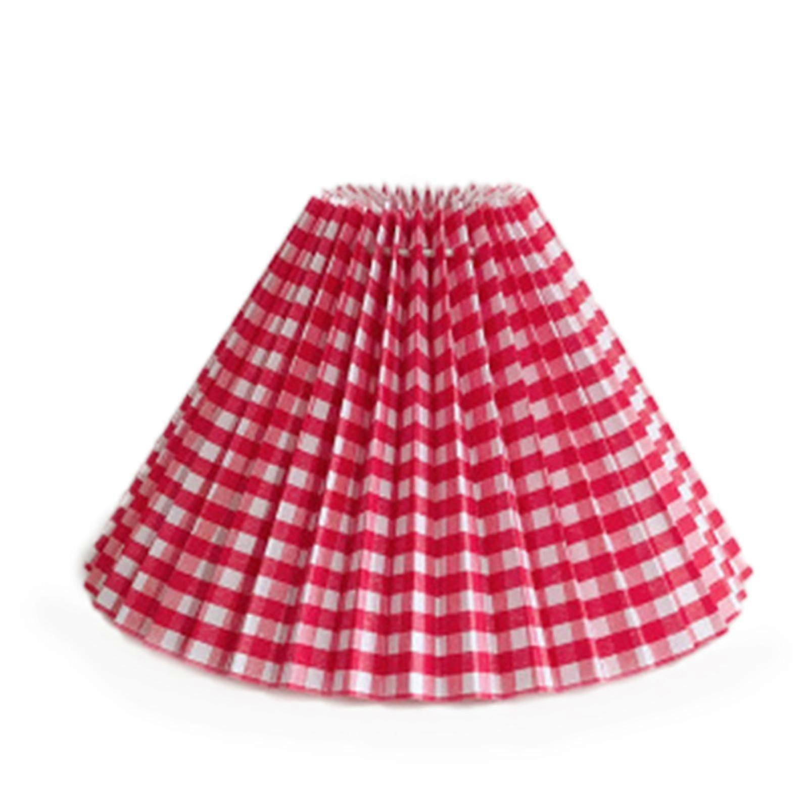 Japanese Style Pleated Fabric Lampshade E27 Light Cover for Table & Ceiling Decor