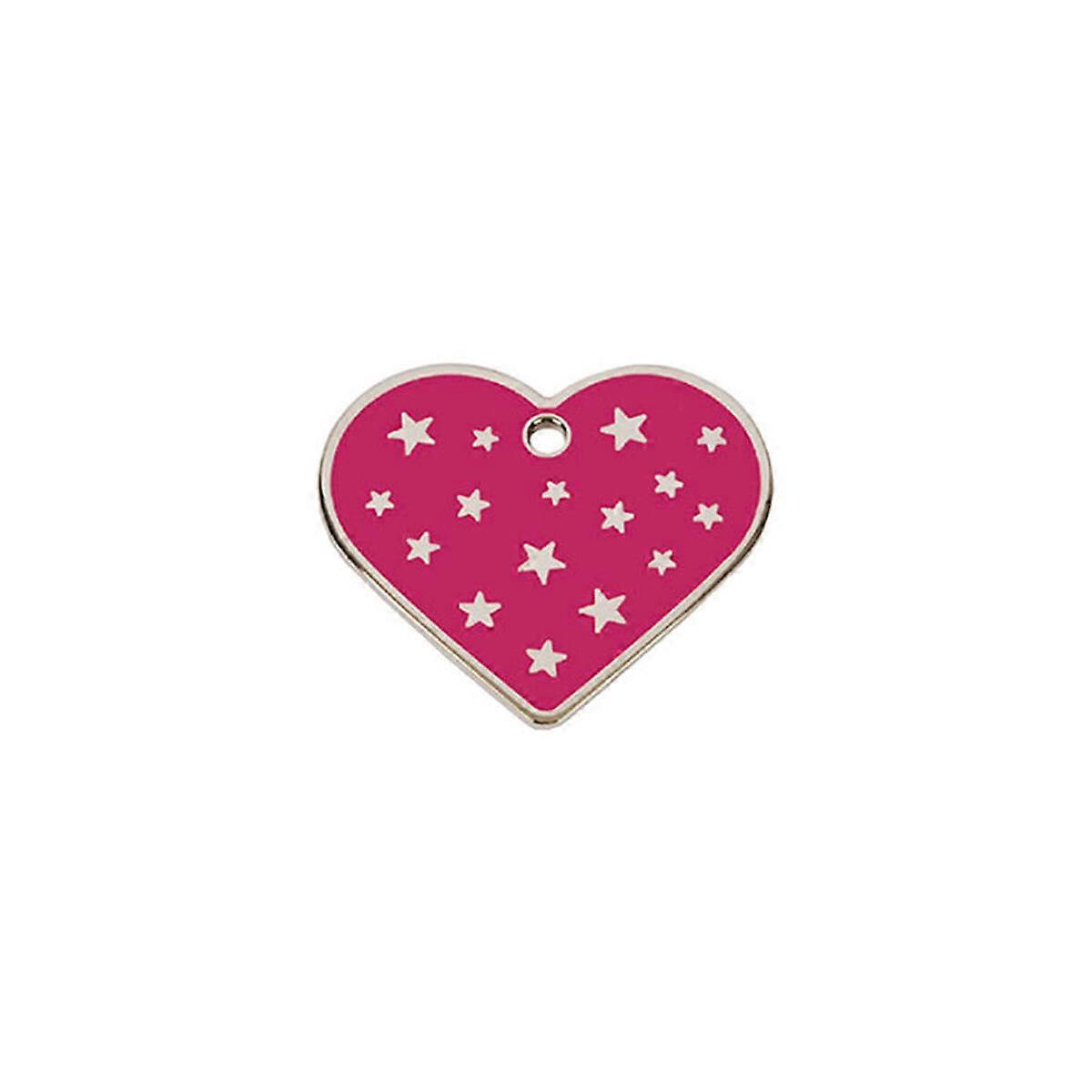 Identification plate for collar Imarc PetScribe Passion Pink Silver