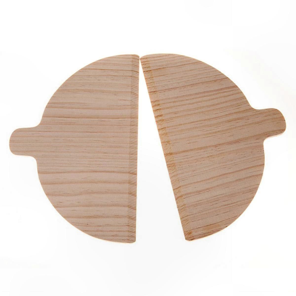Semicircular Pizza Shovel - Solid Wood Baking Board for Portable Pizza Oven