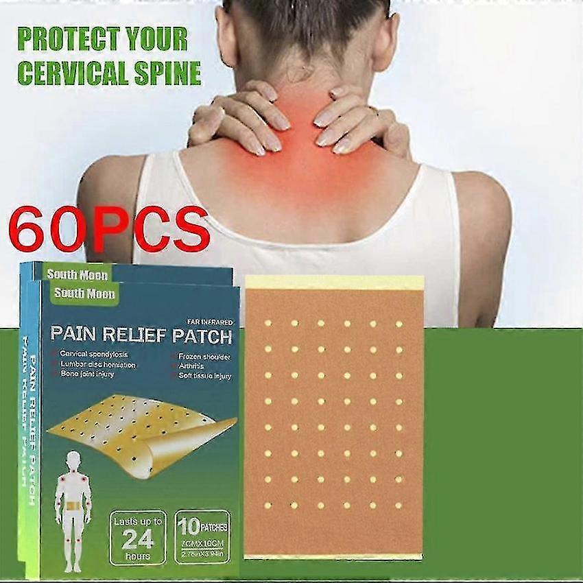 Muscle Pain Relief Patch 6pcs for Back Shoulder Joints Strain Soreness Cold Compress