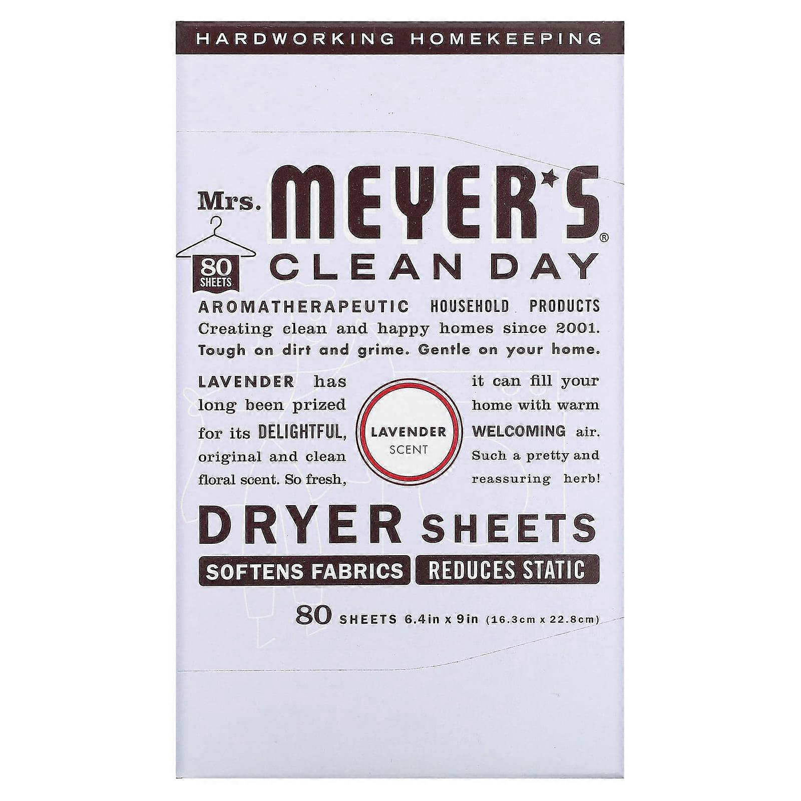 Dryer Sheets, Lavender, 80 Sheets