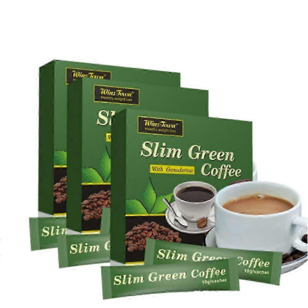18-54pcs Green Coffe Green Slim Coffee with Ganoderma Control Weight-Loss（New Arrival）