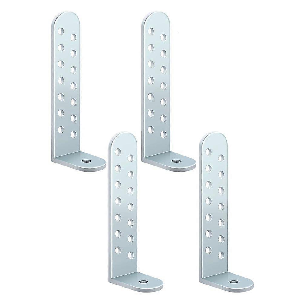 4 Pack Hurricane Condenser Brackets with Screws 4-1/4" Hurricane Clips for Concrete & Masonry Conde