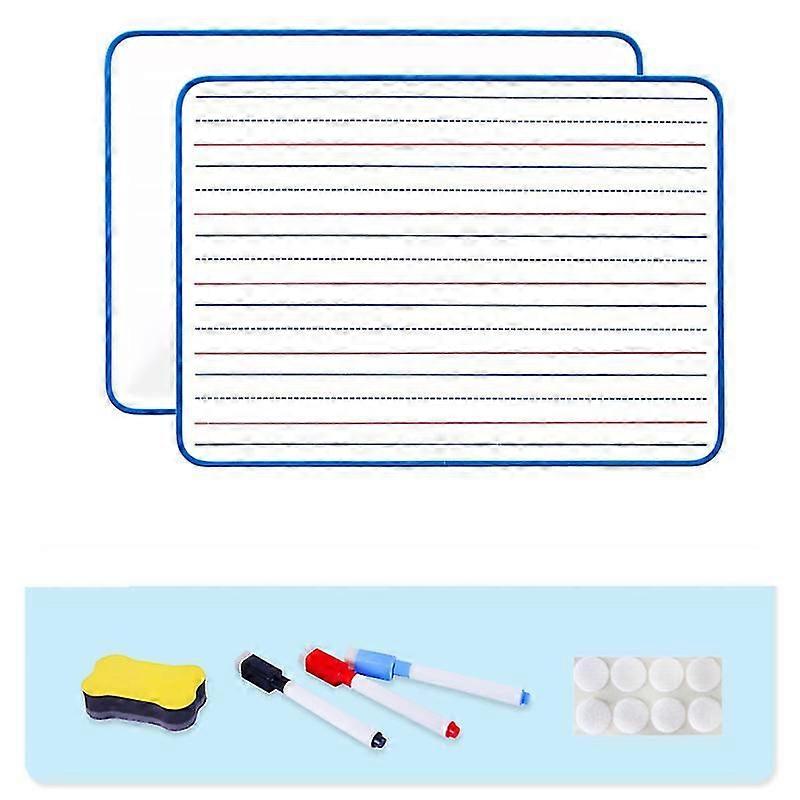 Dry Erase Lapboard Double Sided, Dry Erase Board With Lines For Kids, Small Whiteboard For Home & Scho