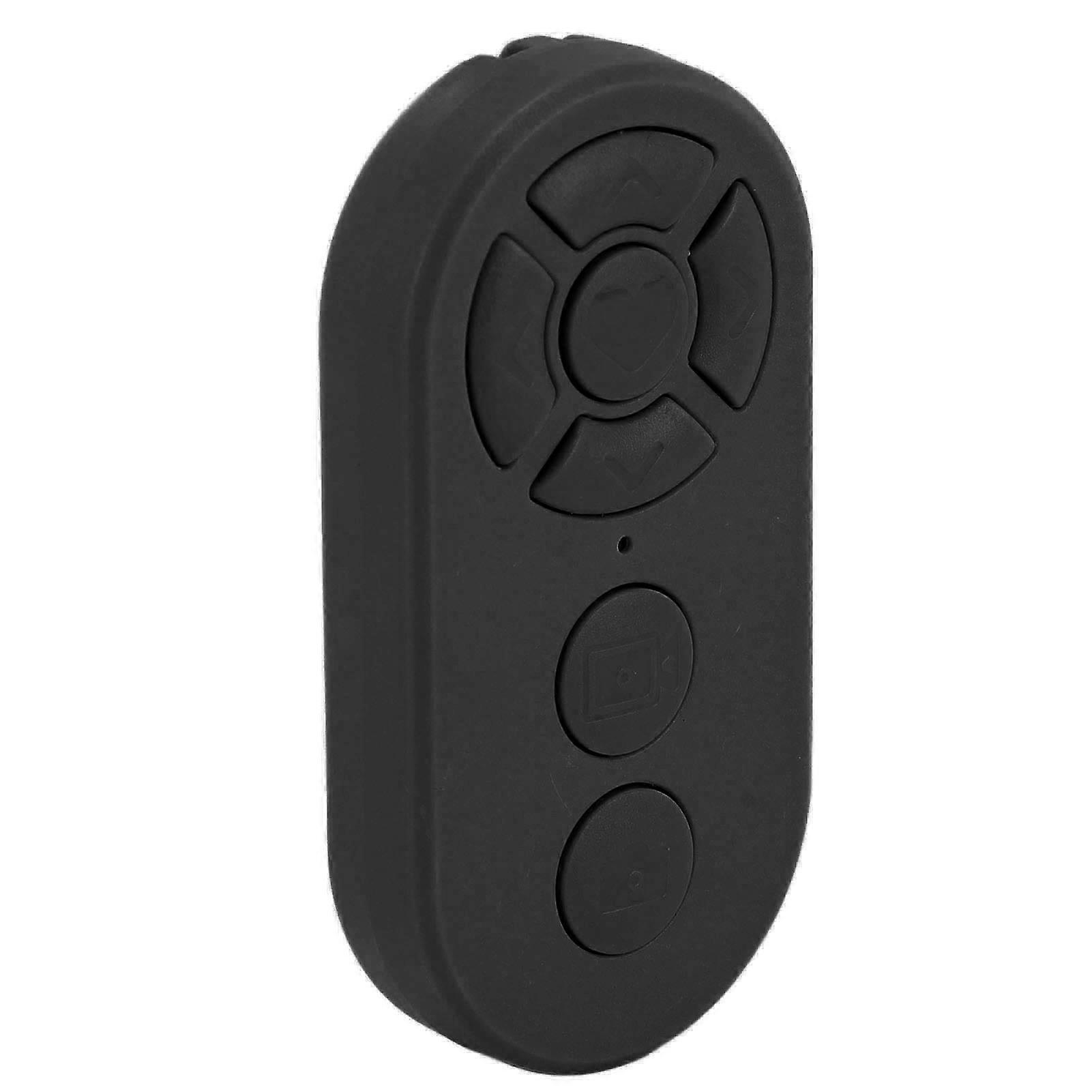 Scrolling Remote Control Page Turner Bluetooth Camera Shutter Video Recording Remote for Android Phone Tablet Black 