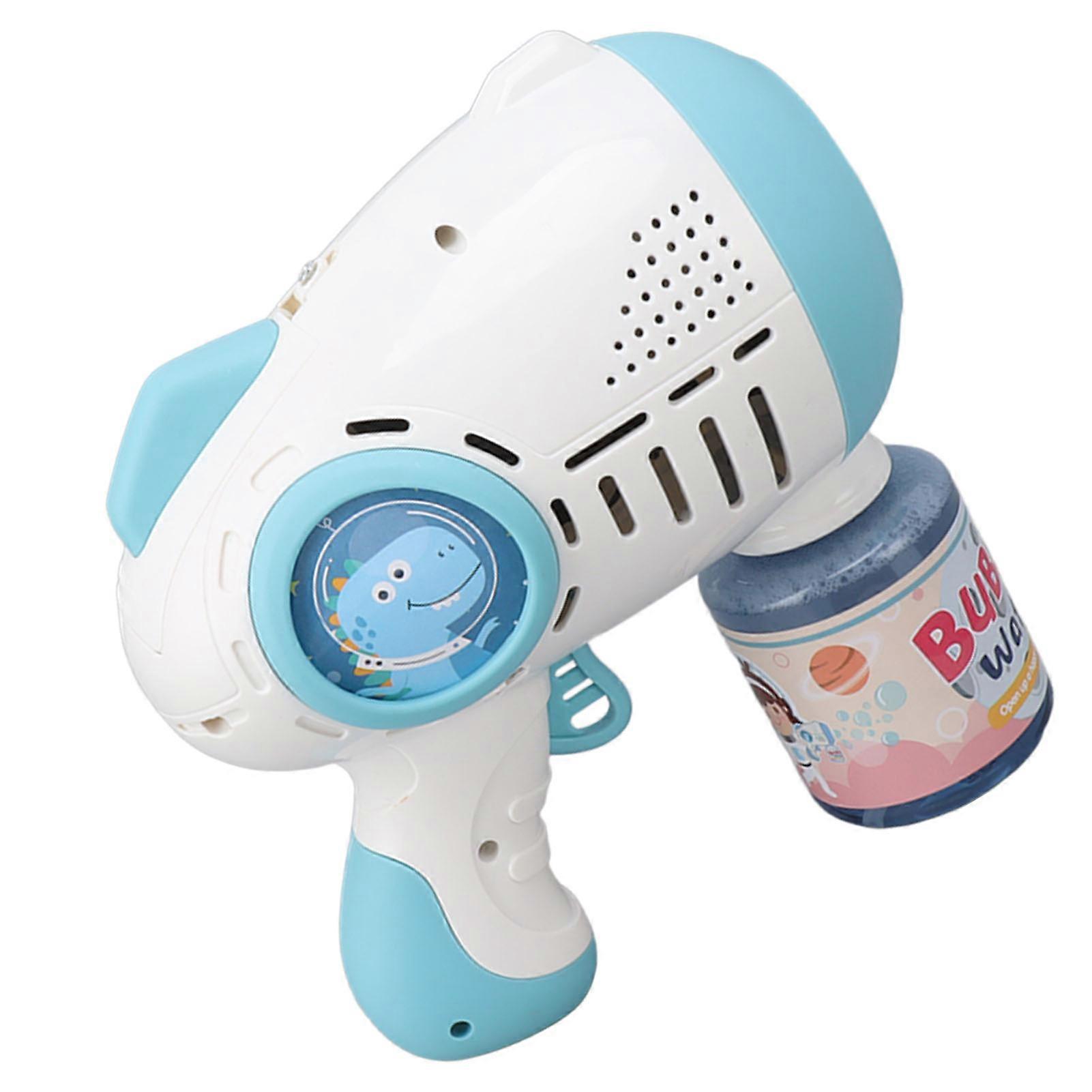 Electric Bubble Maker Handheld Leak Proof LED Light Automatic Bubble Machine for Children Summer Type 2 